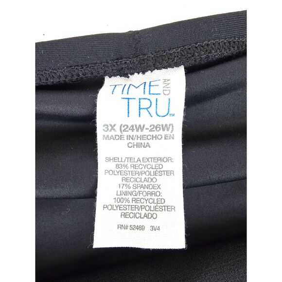 Black Bathing Suit Bottoms New 3X - Picture 2 of 6